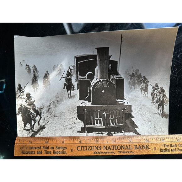 Vintage 1959 North West Frontier Movie Train Under Attack Still Photo - Picture 8 of 13